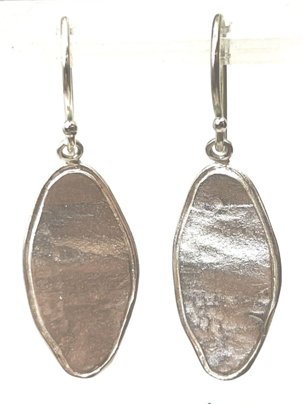 Silpada Sterling Silver Textured Oval Earrings